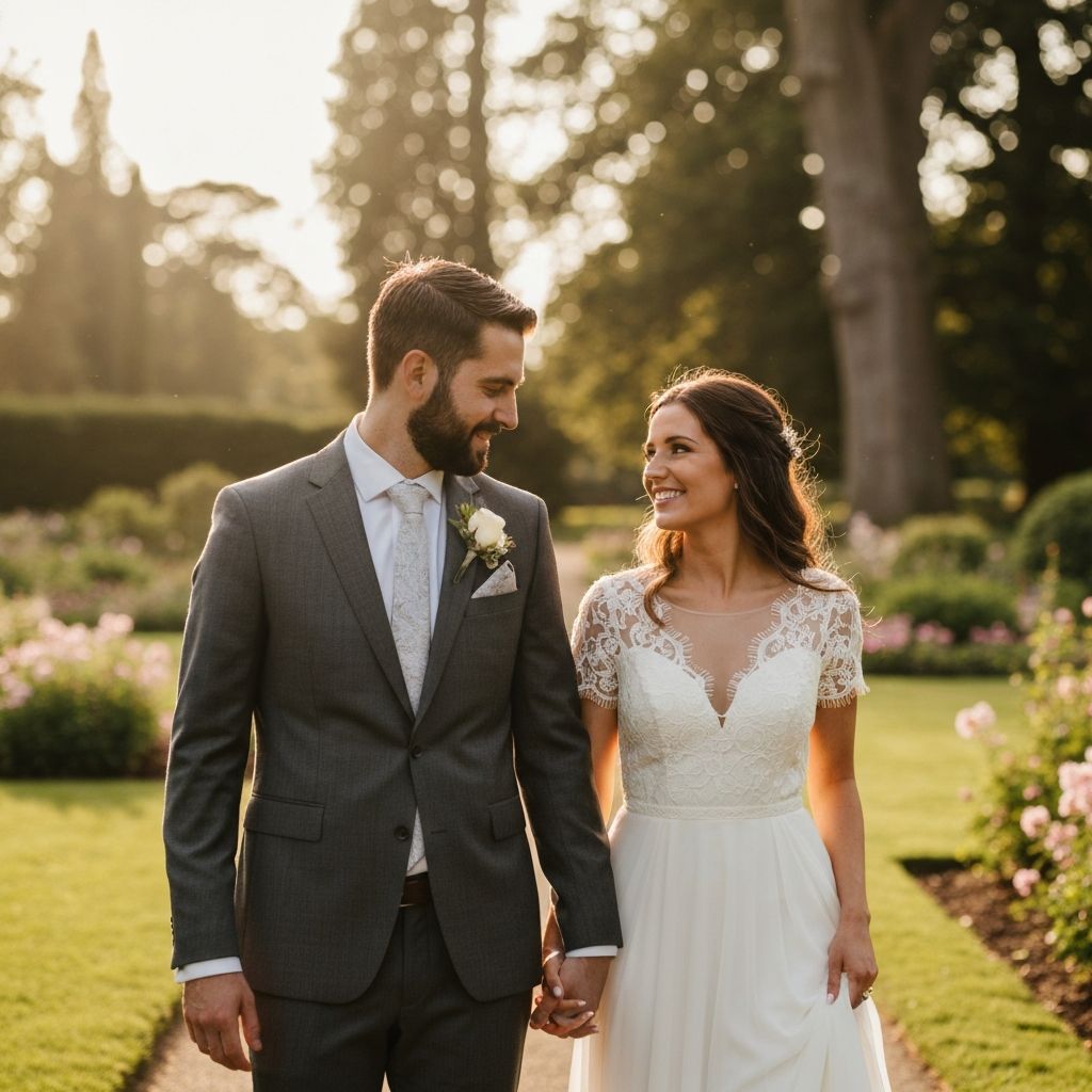 Emma dan James berjalan bersama